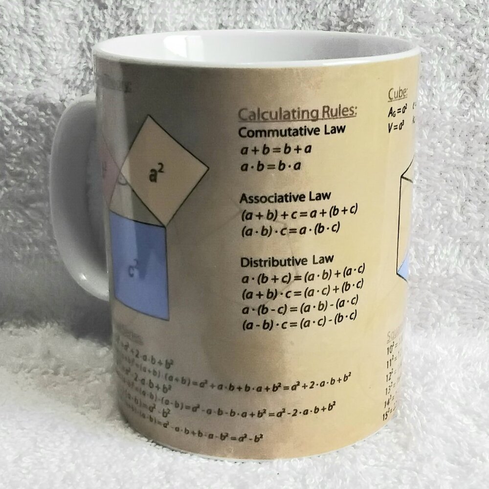 BNWOT Large/Thick Mathematics Mug by KONITZ Germany!!